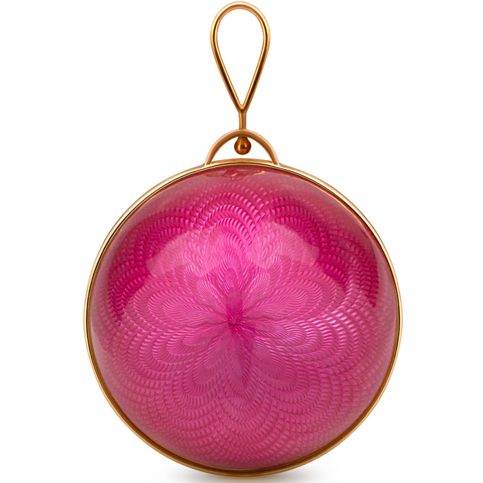 6pcs Jewelry Christmas Balls Set, Fuchsia
